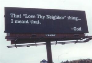 love_thy_neighbor billboard